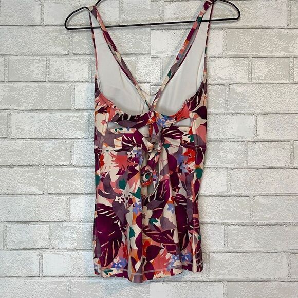 Athleta Daybreak Tropic Triangle Tankini Top M Tall - Picture 3 of 7